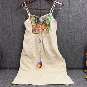 Velzera Beige and White Striped Blouse